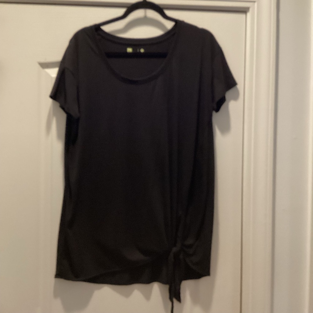 Tie-Front Short Sleeve Top
